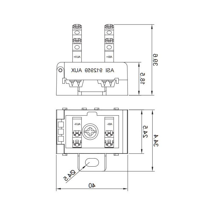 AS-i splitter, insulation puncture connection technology/in-line terminals, 912959